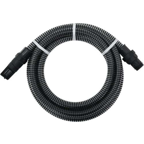 vidaXL Sesalna cev s PVC priključki črna 1" 7 m PVC Cene