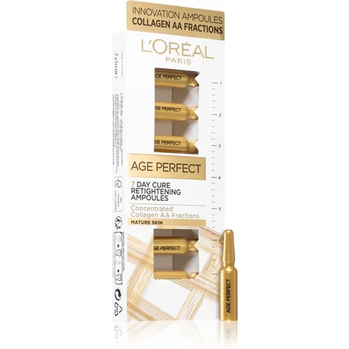 L´Oréal Paris Age Perfect ulje za lice u ampulama - 7-dnevna kura zaglađivanja 7x1 ml