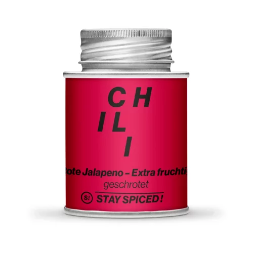 Stay Spiced! Jalapeno čili, zdrobljen rdeč 3 mm - ekstra sadno!