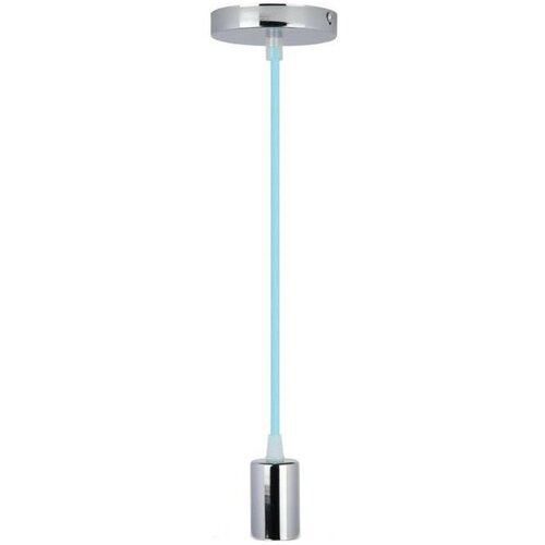  Napajajući kabl 1xE27/60W/230V svetloplava/sjajni hrom Cene