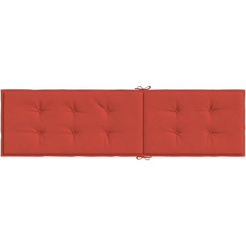  Jastuk za ležaljku pro&amp;scaron;arani crvena (75+105) x 50 x 4 cm tkanina Slike