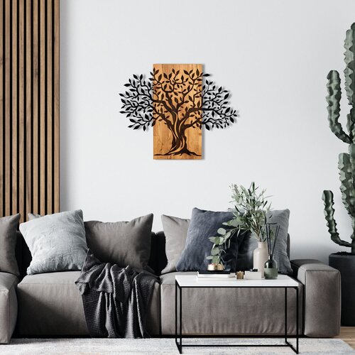  Söğüt black walnut decorative wooden wall accessory Cene