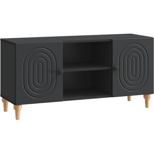 vidaXL TV omarica Črna 102 x 34,5 x 50 cm Inženirski les, (5000210600) Cene