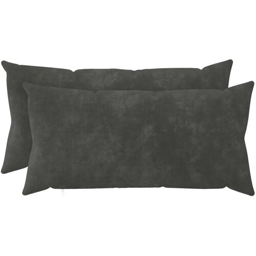  Jastuk s jastukom HEERLEN 2 kom. Antracit Mikrofibra Flis - Antracit 40 x 70 cm 2 Cijene