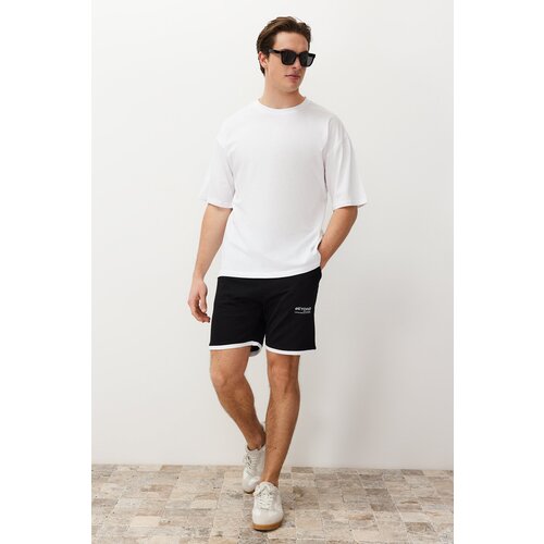 Trendyol Men&amp;#039;s White Oversize/Wide-Fit Floral Print Short Sleeve 100% Cotton T-Shirt Slike