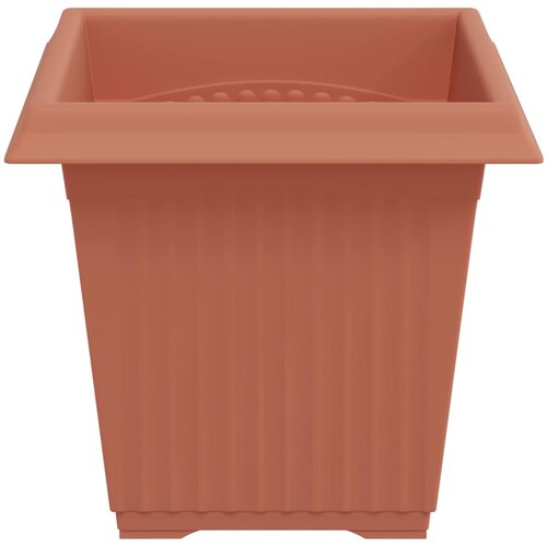  Kvadratna saksija za cvijeće 24 pcs Crvena cigla Plastika Slike