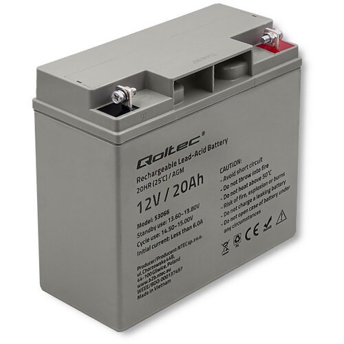Qoltec 53066 UPS battery Sealed Lead Acid (VRLA) 12 V 20 Ah Cijene