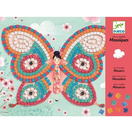 Djeco Ustvarjalni set za otroke Sparkly Butterflies