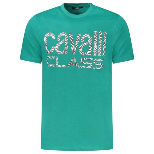 Cavalli Class Mu&scaron;ka Majica Kratkih Rukava Zelena Cijene