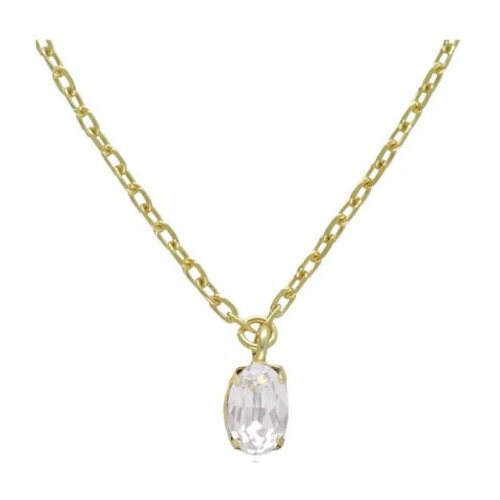 Victoria Cruz gemma crystal gold ogrlica sa swarovski kristalima ( a4514-07dg ) Slike