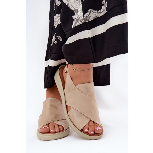 Boto Women's Sandals Made Of Eco Leather Gold Tosmelia Cene