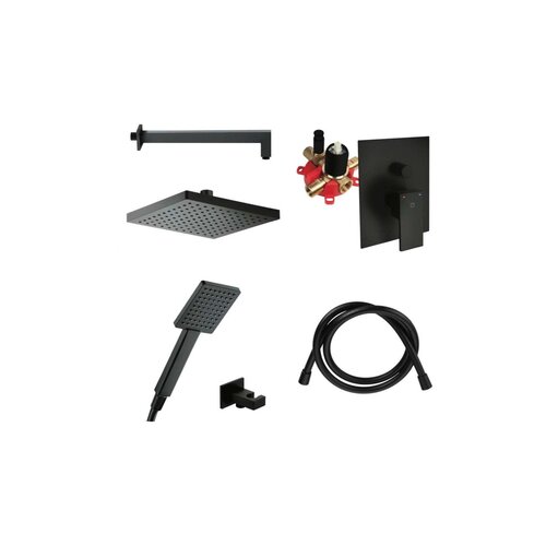  SQ ugradni tuš set 7/1 Crna Cene