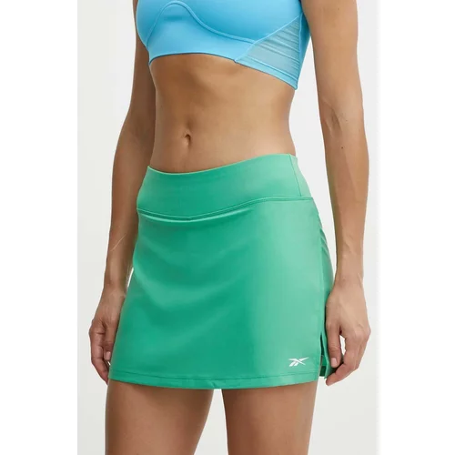 Reebok Sportska suknja Identity Training boja: zelena, mini, ravna, 100076307