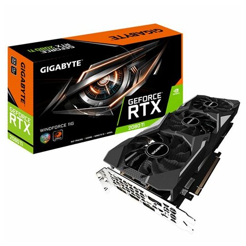 Gigabyte GeForce RTX 2080Ti WINDFORCE 11G/HDMI/3xDP/256bit/GV-N208TWF3-11GC grafička kartica Slike