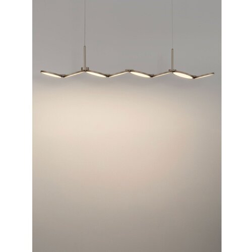 Nova Luce Aluminijasta LED zatemnitvena viseča svetilka v mat zlati barvi Vea &amp;ndash; Slike