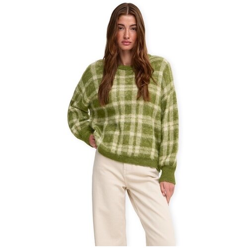Only Puloverji Noeme Life Knit - Sphagnum/Mel/Offwhite Zelena Cene