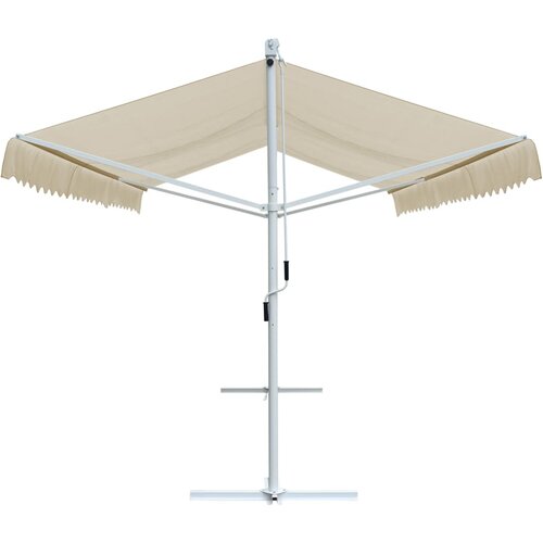 Samostojeća tenda 600 x 300 cm krem Slike