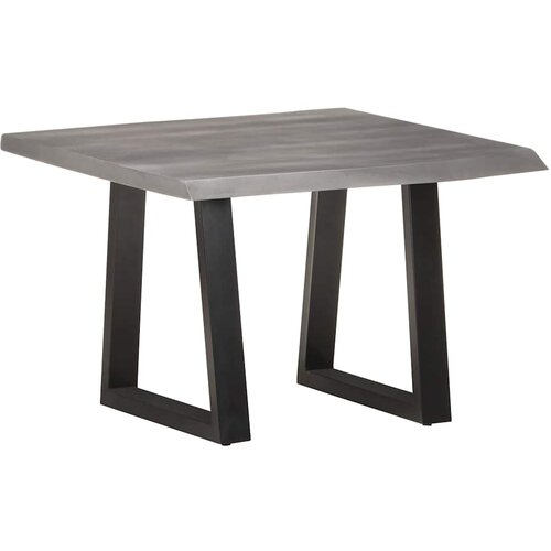  Stolić za kavu sa živim rubovima 60x60x40 cm od bagremovog drva Slike