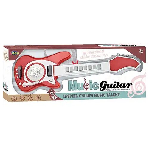 Luna Crvena igračka električna gitara 66cm Cene