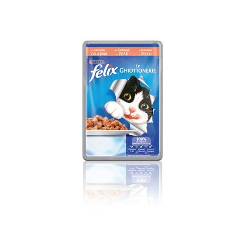 Purina Felix cat sos losos 100g hrana za mačke Slike