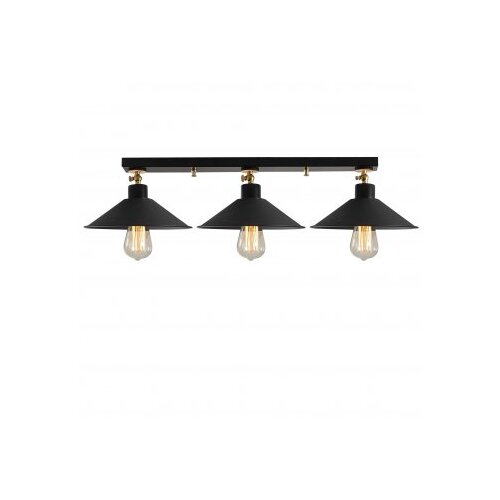 Opviq Visilica BERCESTE LONG, crna, metal, promjer 80 cm, visina 17 cm, 3 xE27 40 W, Berceste - N-660 Cijene