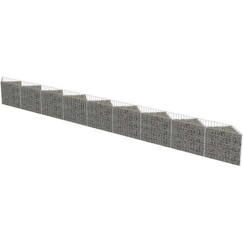  Gabionski zid od pocinčanog čelika 630 x 30 x 50 cm Slike