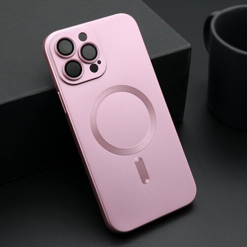 Maska elegant magsafe za iphone 13 pro max/ roza Slike