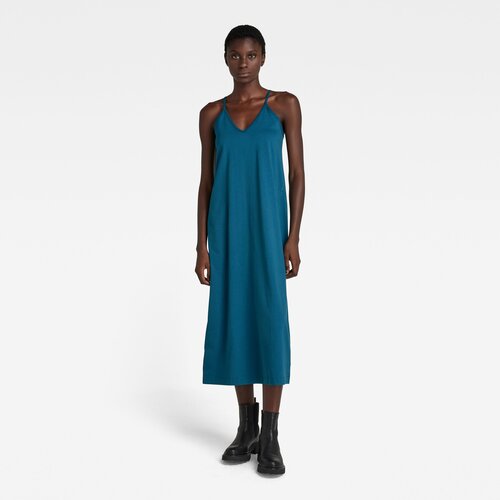 G-star Dress - Slip dress loose blue Cene