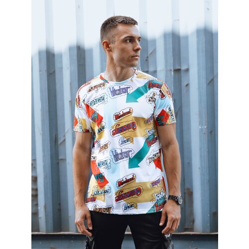 DStreet T-shirt męski z nadrukiem biały Cijene