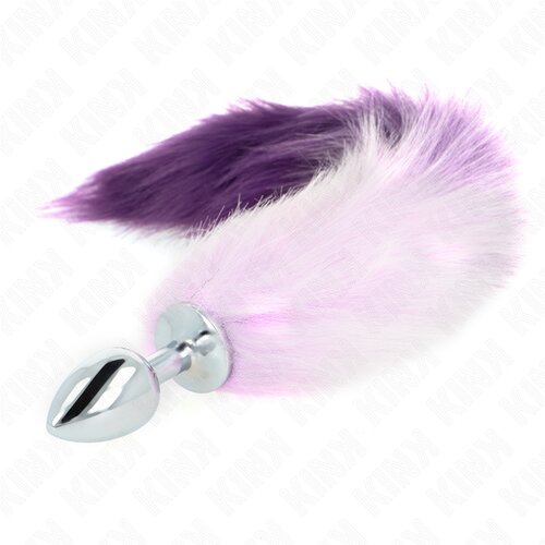 Kink Fox Tail with Metal Plug Purple Cene