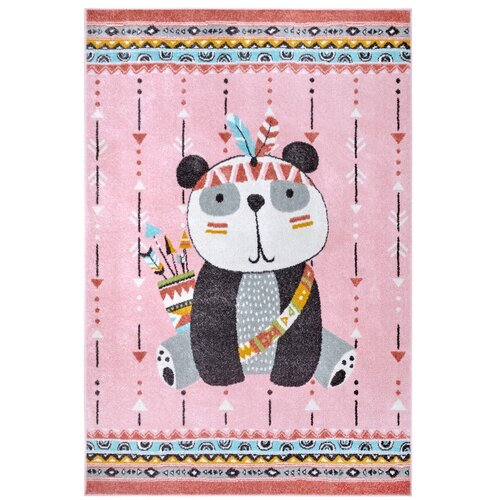 Hanse Home Rožnata otroška preproga 120x170 cm Panda – Cene