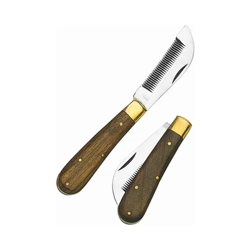 Sprenger Zložljiv nož za redčenje z lesenim ročajem
