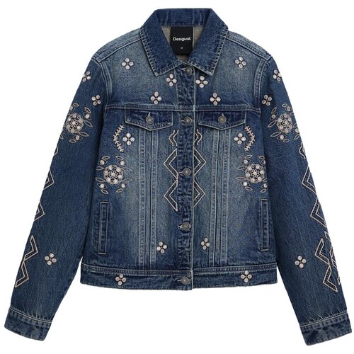 Desigual Prehodna jakna &amp;#039;by Mr. Christian Lacroix&amp;#039; modra Slike