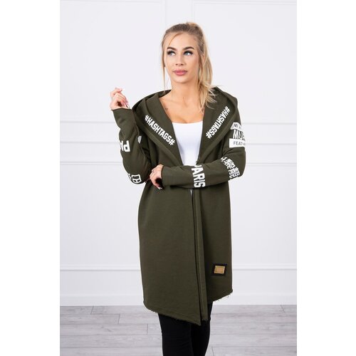 Kesi Coat with subtitles khaki Slike