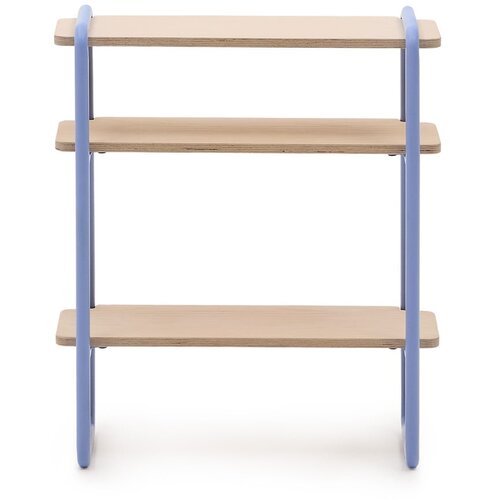 Kave Home Svijetlo plava/u prirodnoj boji viseća dječja biblioteka u dekoru jasena 60x70x28 cm Tinn – Cijene