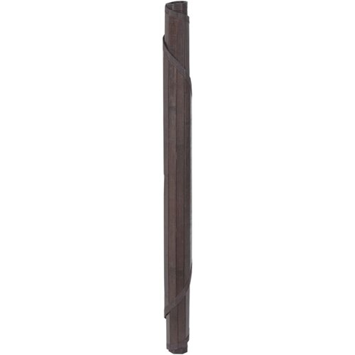  Okrugli tepih tamnosmeđi 100 cm bambus Slike
