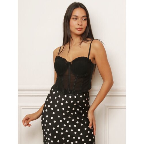 La Modeuse Topi &amp;amp; Bluze 78662_P187251 Črna Slike