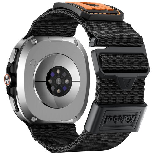 INF Nylon tkana &scaron;portna zračna zapestnica, združljiva s Samsung Watch 20/22mm Black 22 mm, (5000263952) Cene