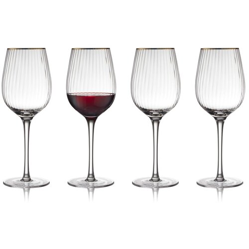 Lyngby Glas Kozarci v kompletu 4 ks za vino 300 ml Palermo – Cene