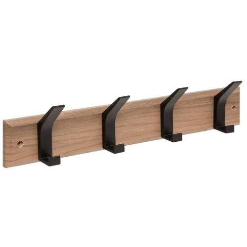 Five Čiviluk sa 4 kukice Ziny 45x6,5x10 natural crna (209386A) Cene