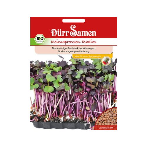 D&amp;uuml;rr Samen BIO kalčki redkvica - 1 pkt. Slike
