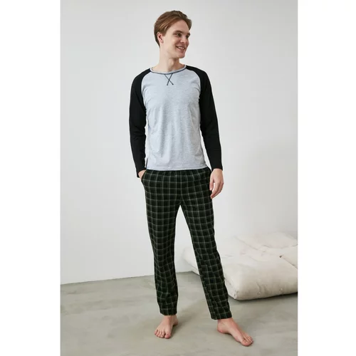 Trendyol Muška pidžama komplet Plaid