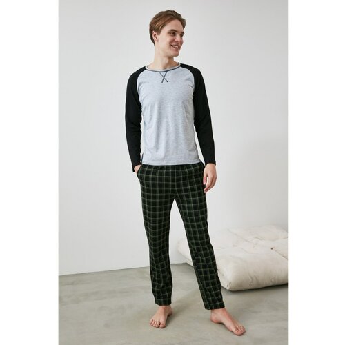 Trendyol muška pidžama set plaid Cene