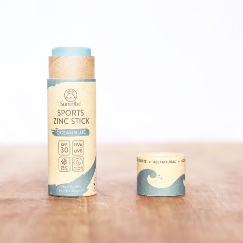 Suntribe Naturkosmetik sports zinc stick zf 30 - ocean blue Slike