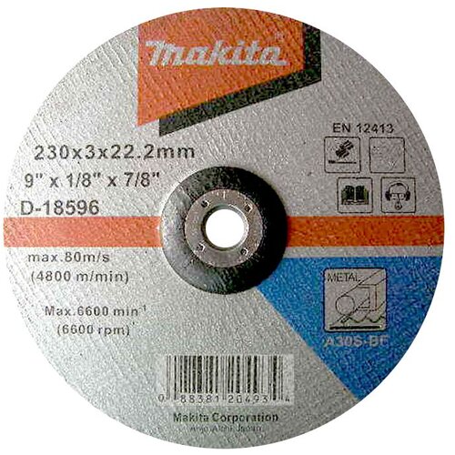 Makita brusni disk sa presovanim centrom D-18596 Slike