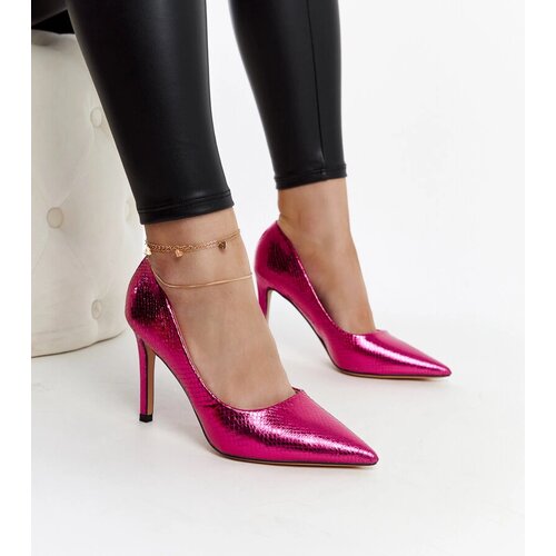 Gemre Pink Patent Heels Wines Cene