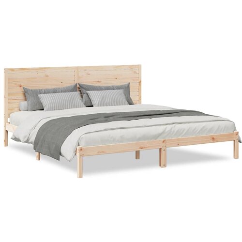 vidaXL Daljši posteljni okvir brez vzmetnice 180x210 cm trden les, (21369252) Cene