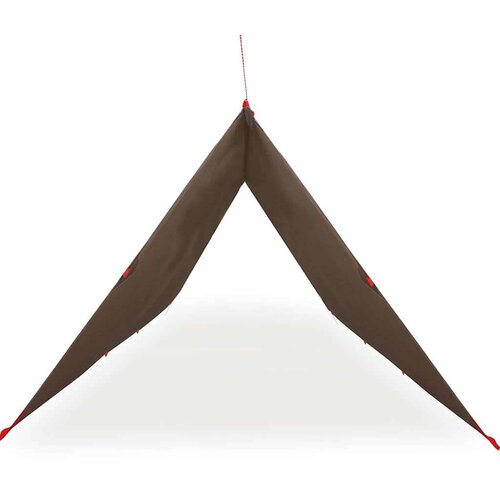 VidaXL Cerada za kampiranje smeđa 506x306 cm vodootporna Slike