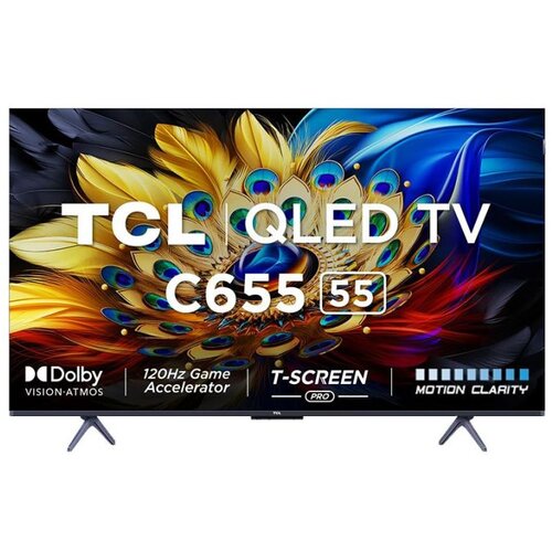 TV TCL 55" 55C655 4K QLED Motion Clarity 120HZ Google HDMI 2.1 2.1 ONKYO Dolby Atmos Cijene