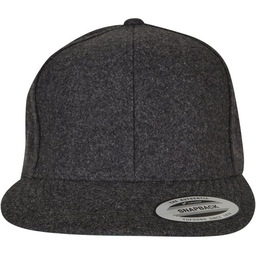 Flexfit Melton Wool Snapback Dark Grey Slike